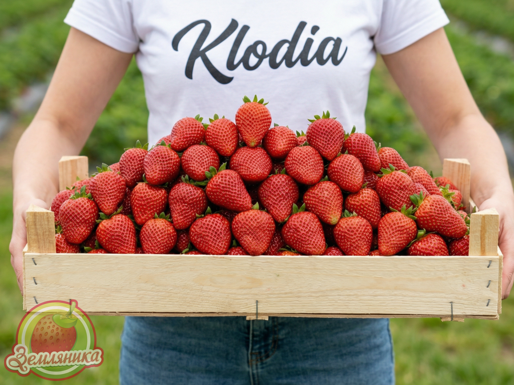 Клубника Клодия отличный сорт из Италии, саженцы высокого качества по 12 грн. всегда сладкая ягода, даже если не полностью созрела.