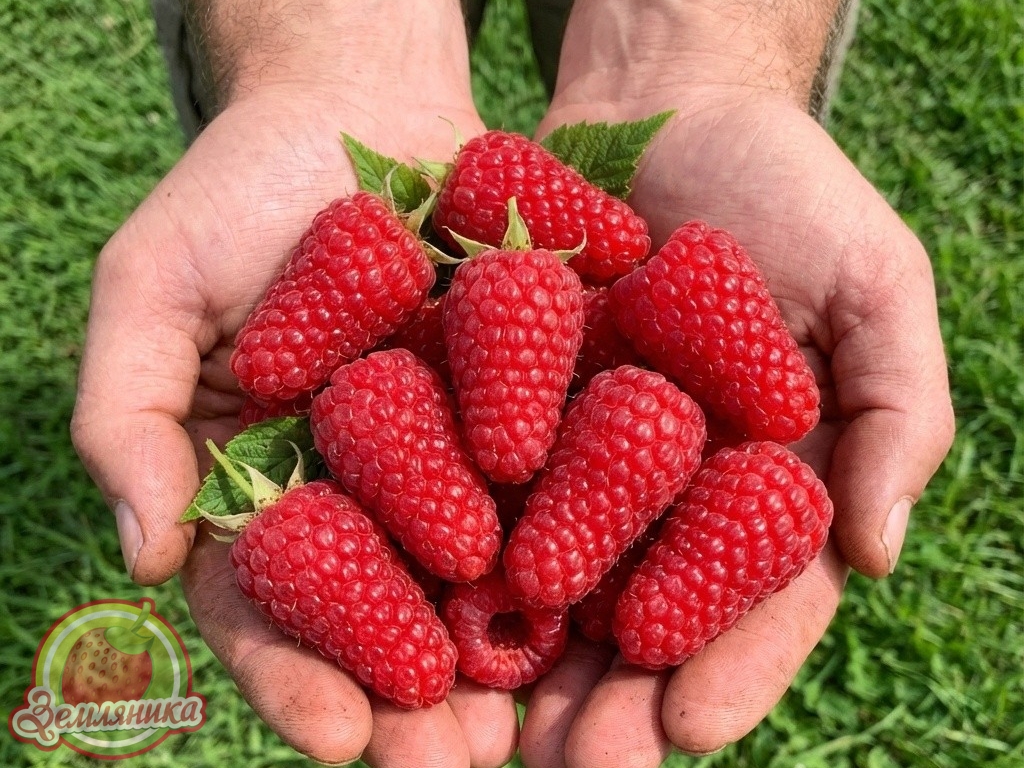 Саженцы малины Столешник купить по 20 грн, самый крупноплодный сорт малины. Ягоды просто огромного размера. Сладкий вкус и аромат.