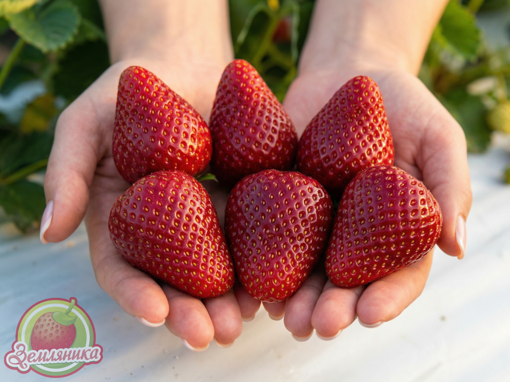 Клубника Клодия отличный сорт из Италии, саженцы высокого качества по 12 грн. всегда сладкая ягода, даже если не полностью созрела.