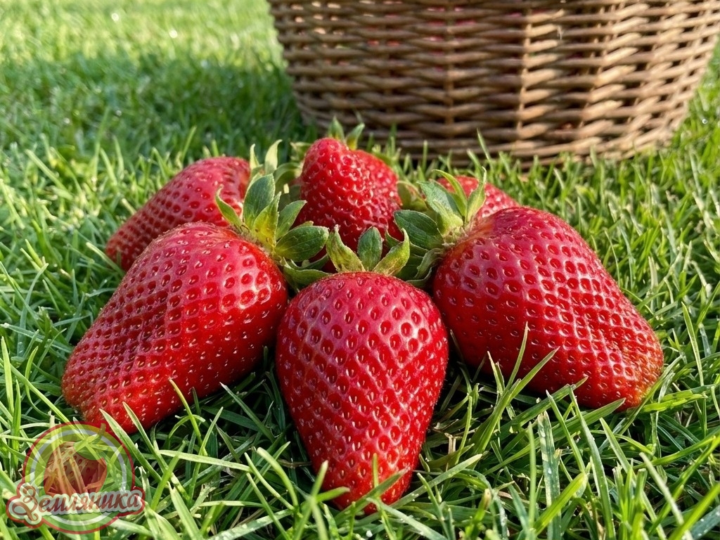 Клубника Петра новый нейтрал из Италии, ягода вкусная, сладкая, крупного размера, урожайность в Киевской области 1.2 кг с куста за весь сезон