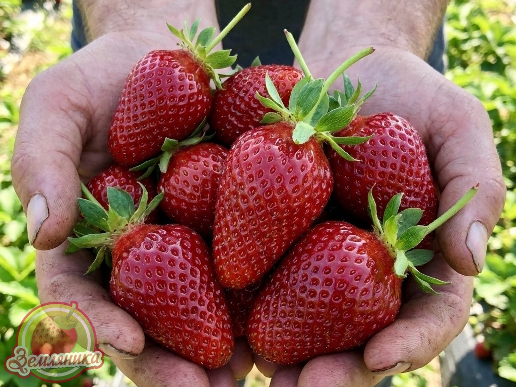 Клубника Перчинкию PIRCINQUE самая сладкая ягода из ранний сортов, созревает в Киевской области в конце мая в открытом грунте и ранее. Крупные ягоды, обльное содерание сахаров.