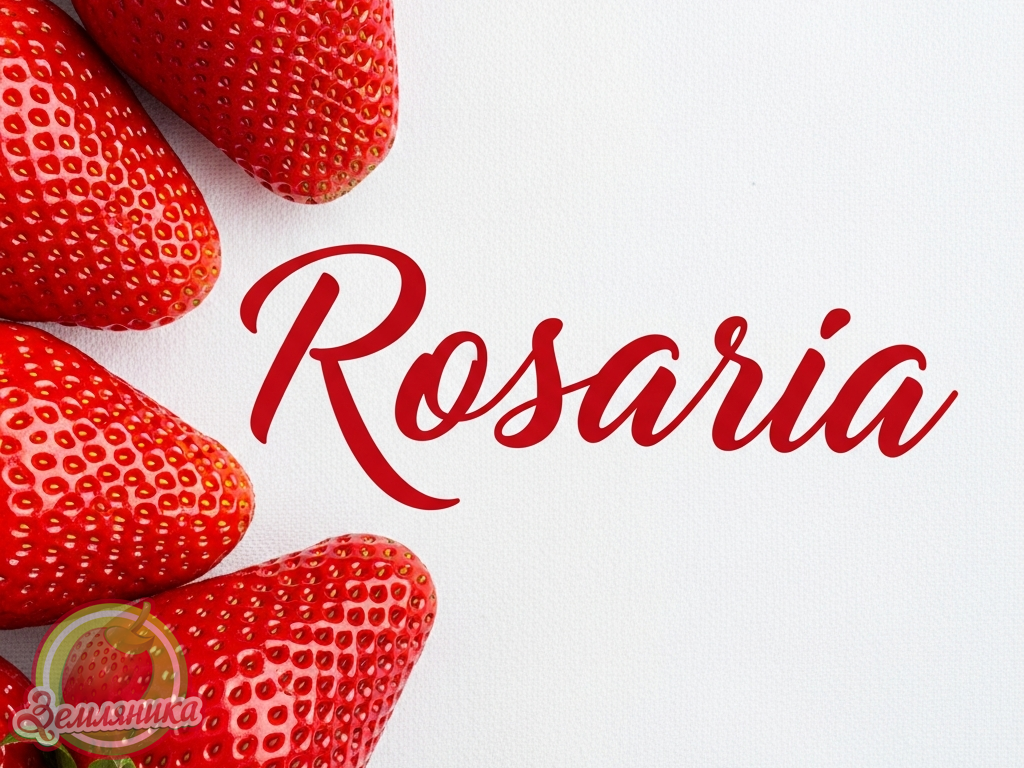 Клубника сорт Розария Rosaria. Очень ранний сорт клубники с очень крупными ягодами, величиной с кулак. Ягоды слакдие как мед.