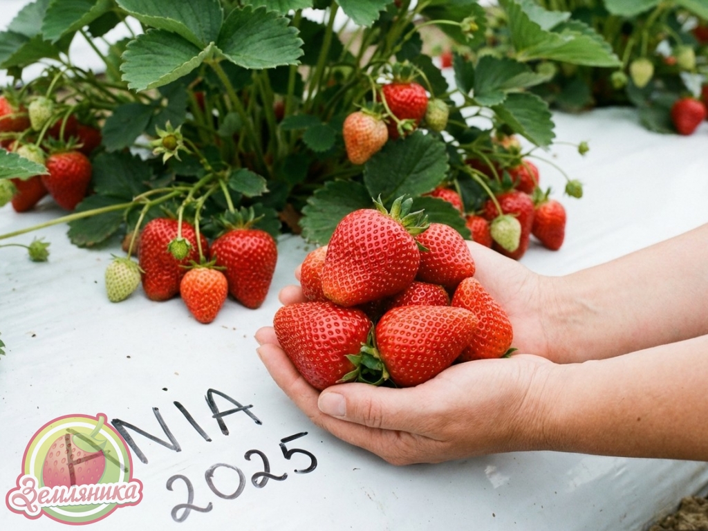 Клубника Аня \ Ania самая сладкая клубника, купить саженцы из Италии по 10 грн